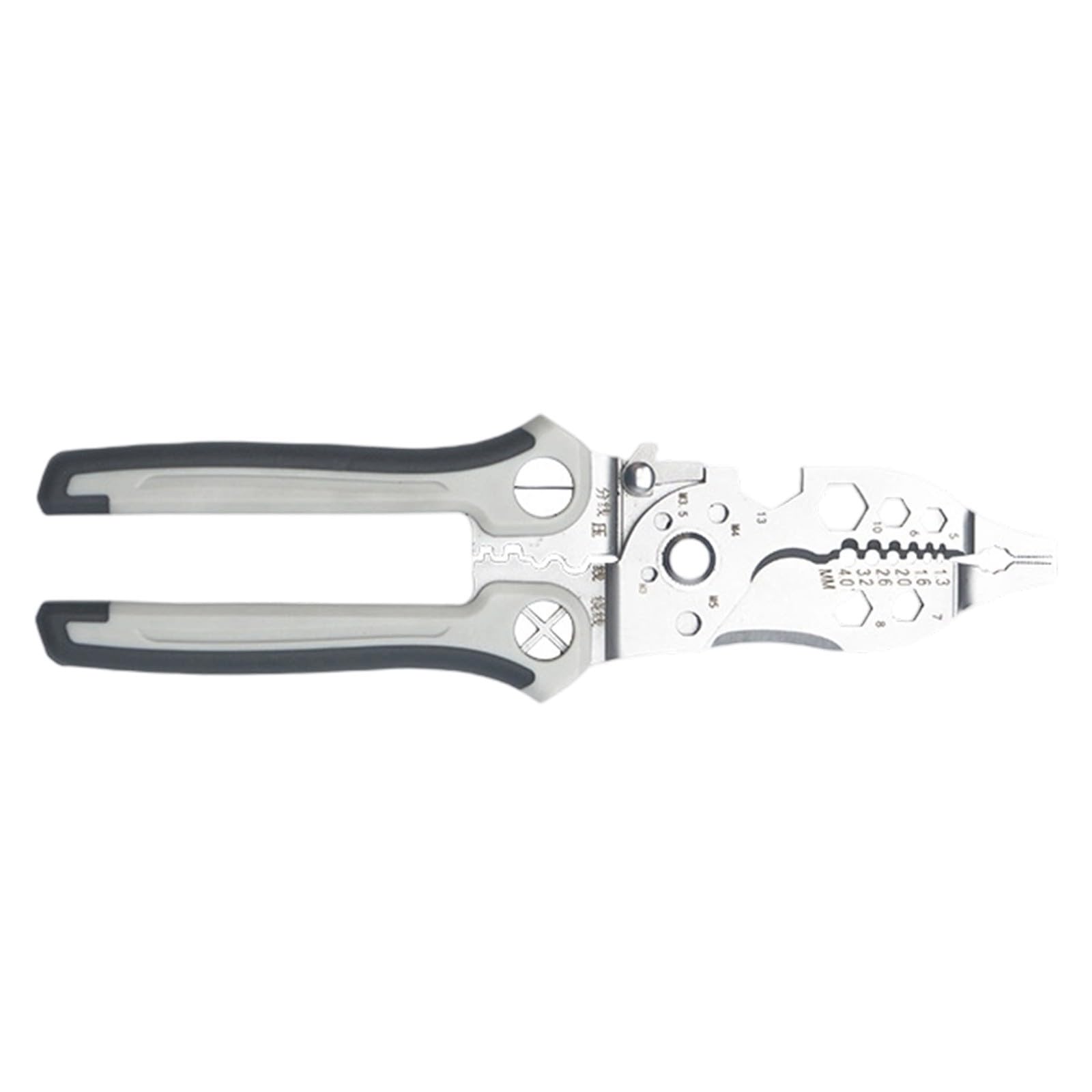Rgybao 013E Professional Electrician Tool Wire Stripper Crimper Cable Cutter And Terminals Crimper Ergonomic Designs Industrial Wire Stripper Tool