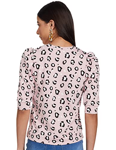 Image of Max Women's Printed Round Neck Sweatshirt with 3 /4 Sleeves