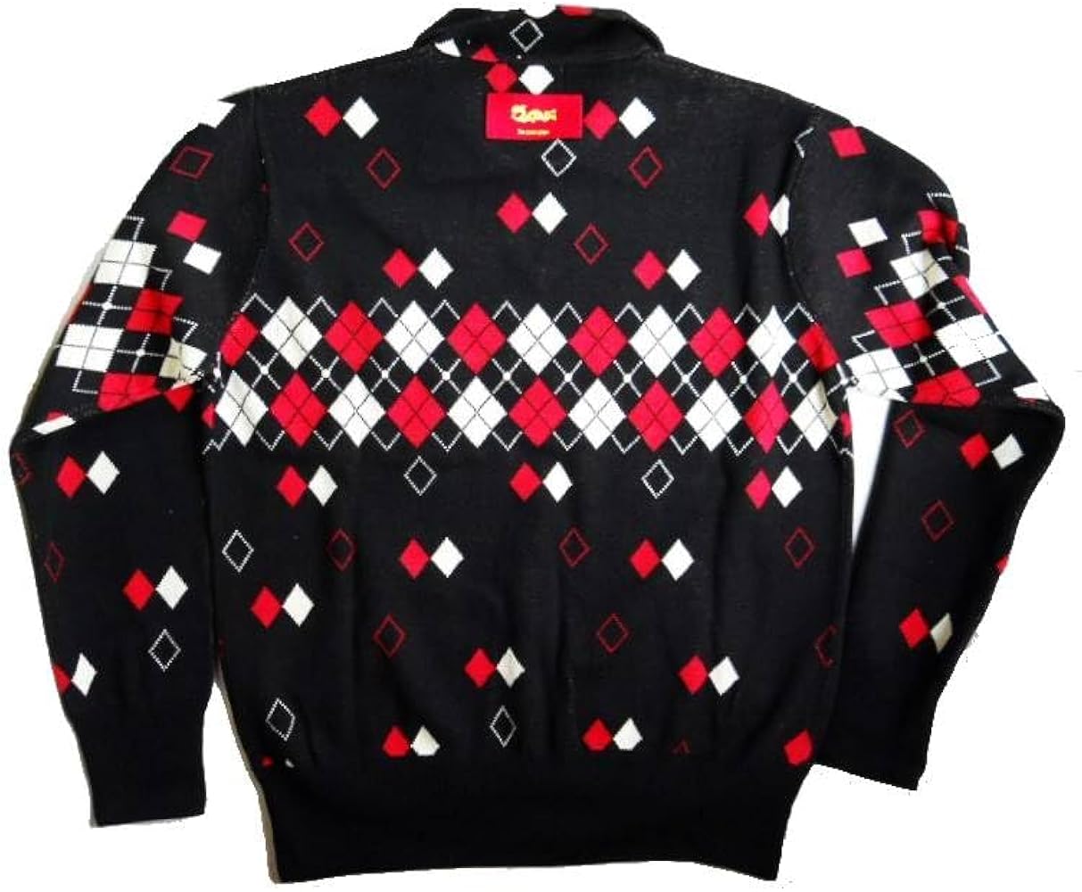 CREAM SODA／ARGYLEセーターBLACK CREAM SODA／ARGYLEセーターBLACK