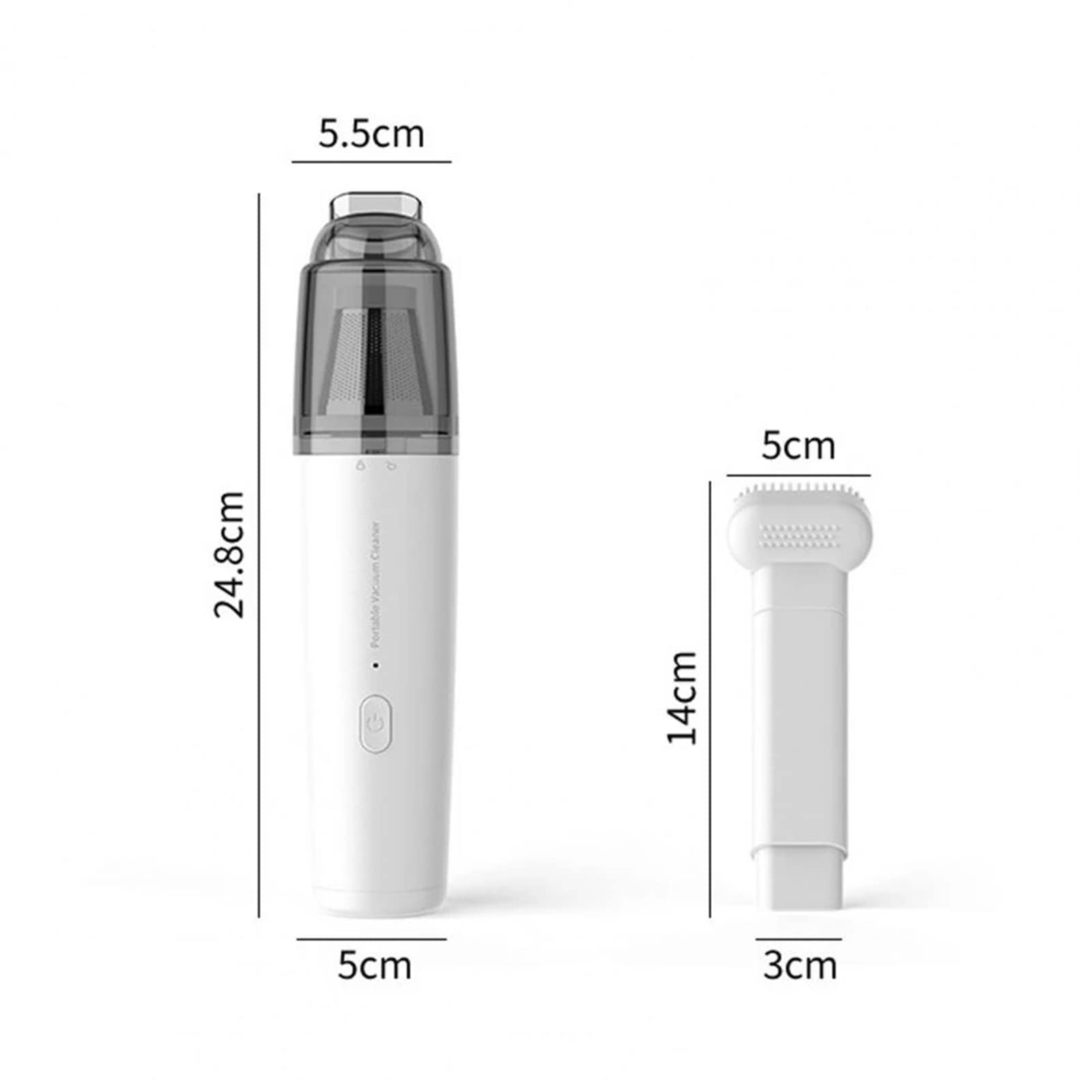Aspirapolvere per Auto Senza Fili 6000PA Super aspirazione Portatile Portatile da casa scrivania aspirapolvere Senza Fili Ricarica Mini USB
