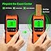 Stud Finder Wall Scanner - 5 in 1 Electronic Stud Detector with Upgraded Smart Sensor, Audio Alarm and HD LCD Display for the Center and Edge of Wood, AC Wire, Metal and Studs Detection(Gamboge)