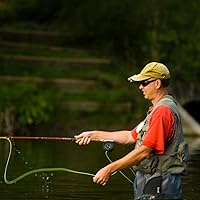 Vista 6 de HERCULES Paquete de 6 líderes de pesca con mosca de bucle preatado con cartera cónica