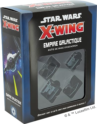 Atomic Mass Games - Asmodee Star Wars X-Wing 2.0: Empire Galáctico - Escuadrón (Base) - Juegos de mesa - Juegos de figuras - A partir de 14 años - 2 jugadores - Versión en francés