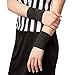 dressforfun Disfraz para mujer Árbitro | Vestido Stretch con muñequeras negras y...