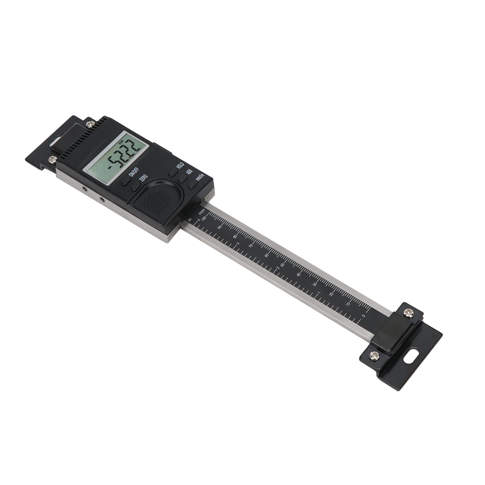 FTVOGUE Pied à Coulisse Numérique, Règle d'affichage Numérique en Alliage d'aluminium, Outil de Mesure LCD de 0 à 100 Mm avec Réglage du Zéro, Sortie de Données de Maintien pour Tours et Fraiseuses
