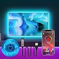 KEXU LED Lights for TV 9.84ft USB Led Strip Lights for 22-65 in TV LED Lights RGB Music Sync TV Backlights with APP Control LED Lights for Bedroom Décor