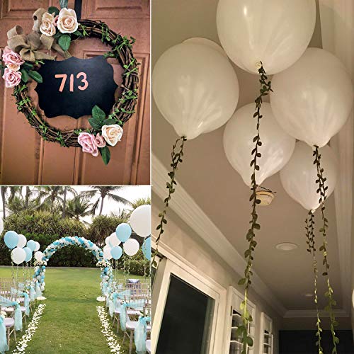 Artificial Vine Fake Leaves 265 Feet Artificial Leaf Garlands Fake Hanging Plants Fake Foliage Garland Diy For Wreath Party Wedding Wall Crafts Decor (Green) #TOP5