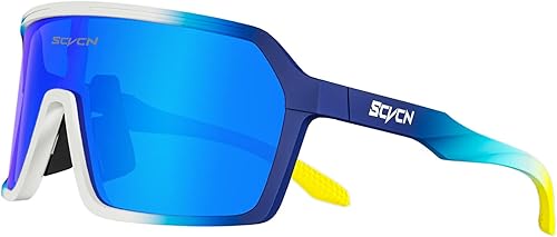 SCVCN Gafas de sol polarizadas de ciclismo deportivas MTB BMX para hombres y mujeres, correr, conducir, pescar, golf