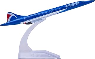 Bswath Scale Model Plane Concorde Model Airplane Diecast Airplanes Metal Plane Model for Gift