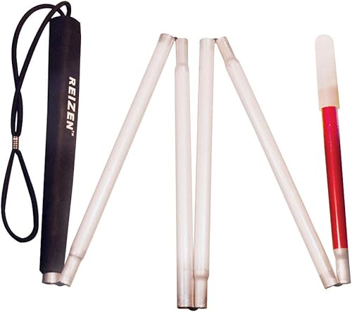 Bastón plegable de aluminio Europa -6 secciones - 48 pulgadas