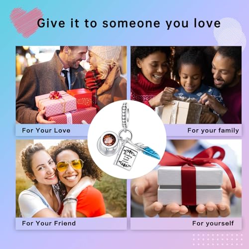Image of LUXILLA Love You Best Friend Grandma Wife Heart Charm 925 Sterling Silver Charms Fit for Bracelets Necklace Jewelry Gift for Women