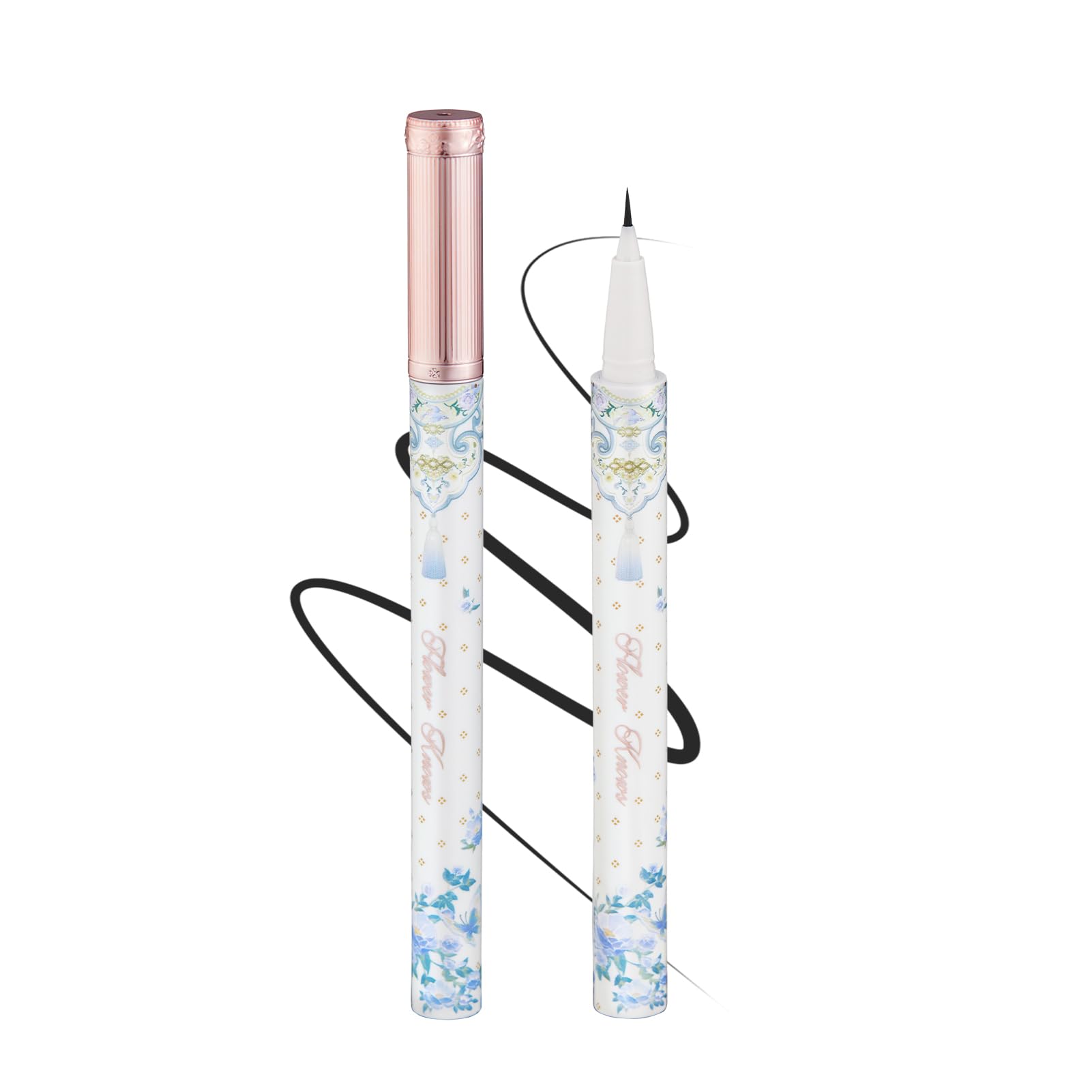 Flower Knows Butterfly Cloud Collar Liquid Eyeliner, Waterproof, Ink Black