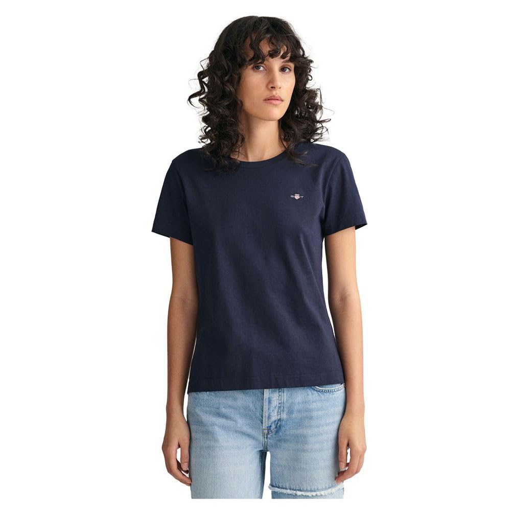 Gant Damen Reg Shield Ss T-Shirt T-Shirt (1er Pack)
