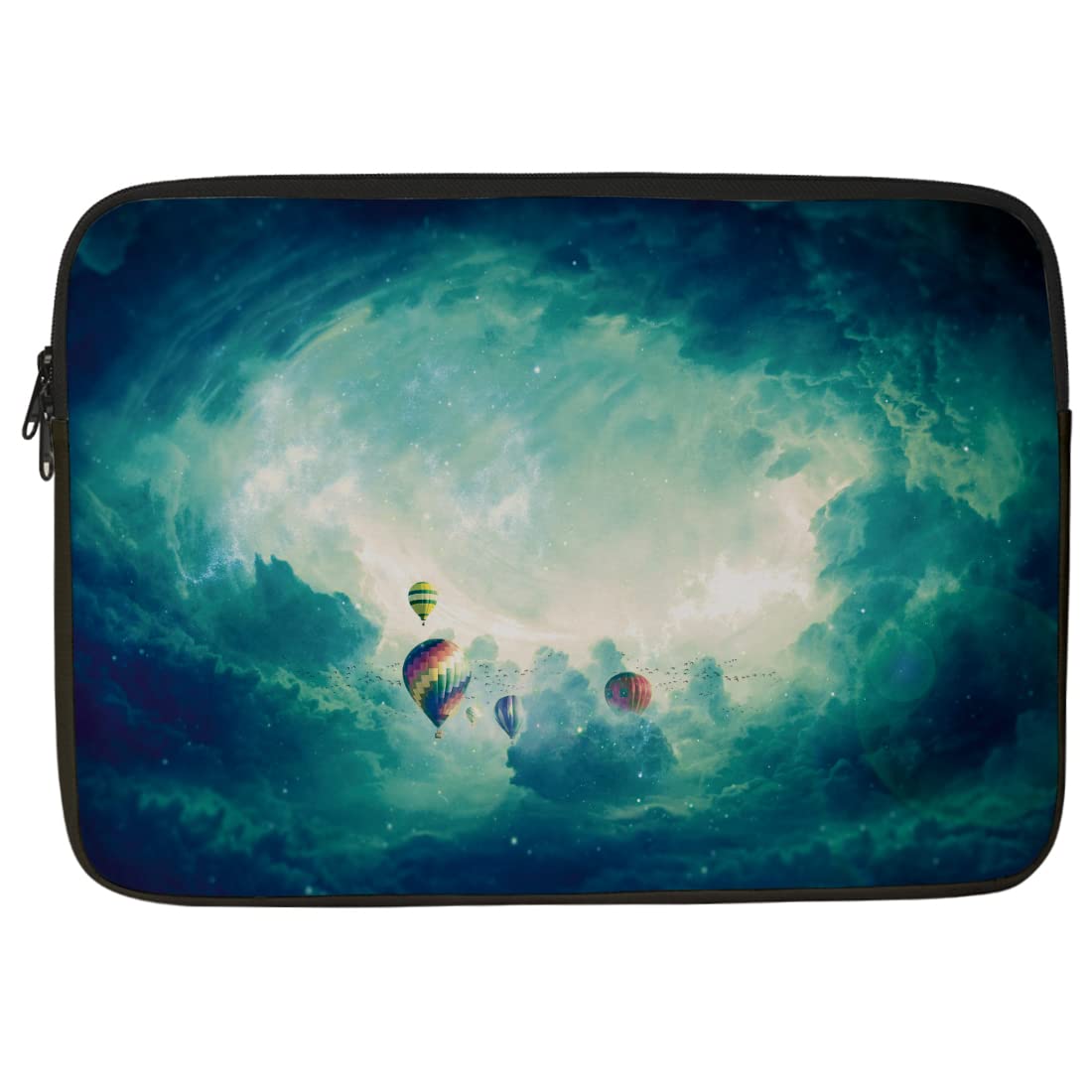 Crazyify Air Baloon Printed Laptop Sleeve/Laptop Case Cover/Laptop Bag 14 inch with Shockproof & Waterproof Linen On All Inner Sides | MacBook/Laptop Sleeve for Men & Women (B0B49KRTJG) Amazon Price History, Amazon Price Tracker