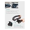Hypersonic Car Folding Safety Handle Vehicle Headrest Clothes Hangers Black