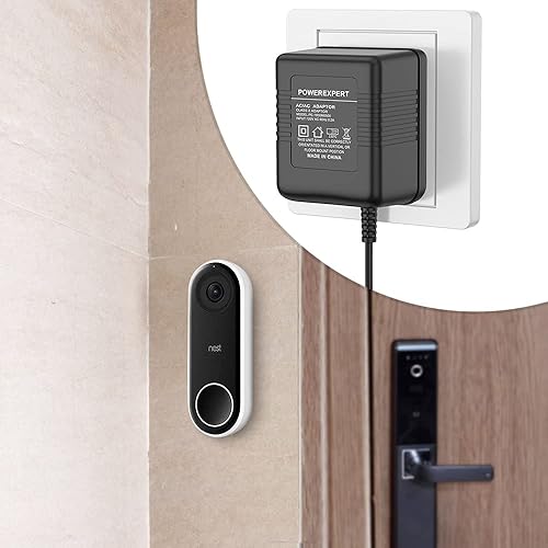 Miniatura 2 de for Ring Video Doorbell Power Supply Adapter, 24V Doorbell Transformer Compatible with Arlo, Nest Hello, Blink, Eufy, Simplisafe Video Doorbell Plug