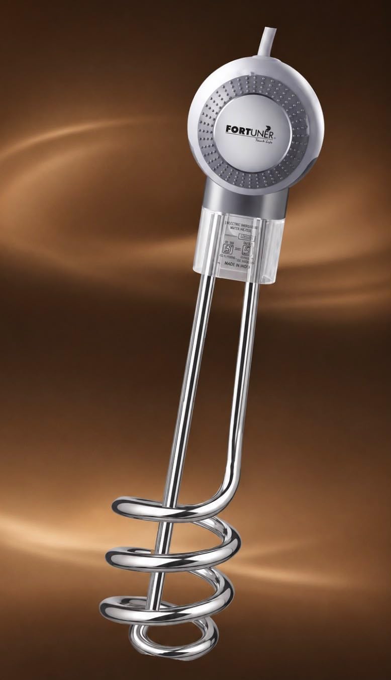 Electric Immersion Water Heater, Nickel Plated, 1500WATT, Waterproof | Cool Touch Handle, Shockproof Design, Waterproof Body, Efficient Heat Transfer, 1 Year Warranty-image-36