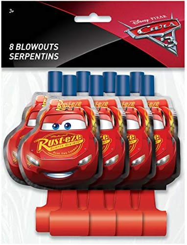 Disney Cars Birthday Party Supplies Bundle includes 16 Party Blowouts image 4