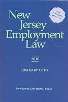 New Jersey Employment Law, 2010 1576253406 Book Cover