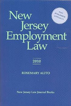 Paperback New Jersey Employment Law, 2010 Book