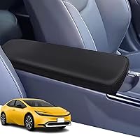 Vista 27 de Funda de cuero para consola central, funda protectora para reposabrazos, accesorios (negro con costuras blancas) para Mazda CX-5/CX5 2017 2018 2019