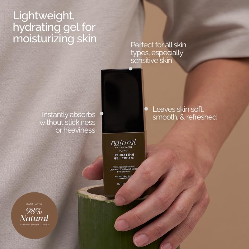 ILEM JAPAN Hydrating Face Gel Cream For Glowing Skin | For Men