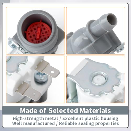 Image of 5220FR2006Z Washer Water Inlet Valve Compatible with LG WM1455HWA /00 WM3555HWA /00 WM3700HWA /01 Washing Machine Front-Load, Replace 4869491 AP6798392 PS12587933 EAP12587933