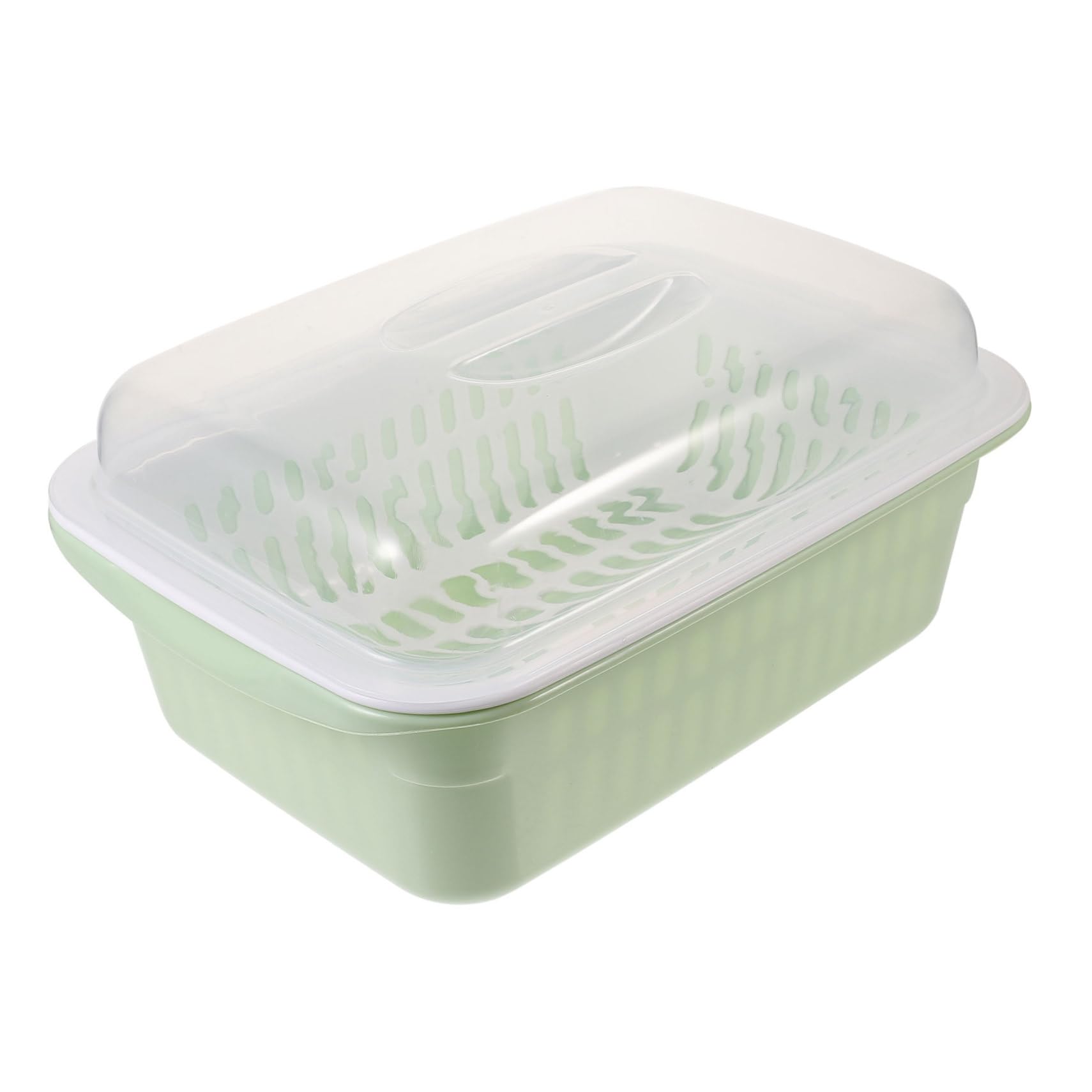 Boîte de rangement égouttoir vaisselle et biberons amovible avec panier de séchage