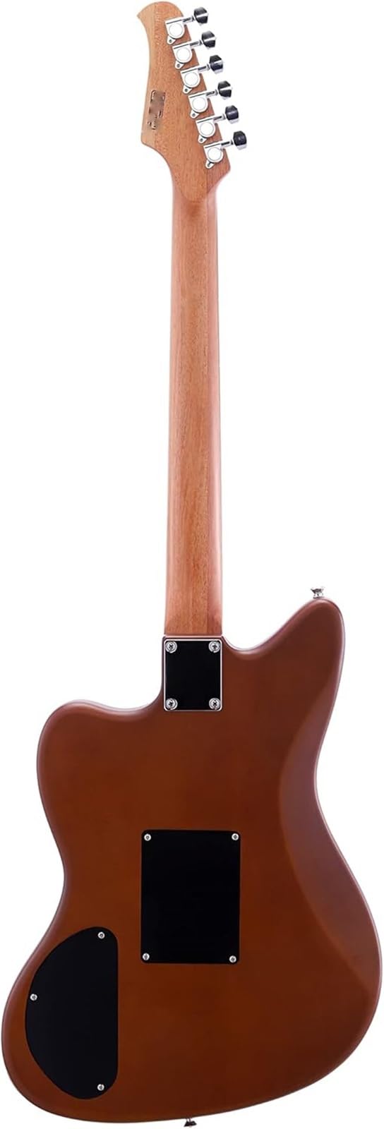 Chitarre Elettriche Adulti Chitarra Acustica Elettrica Semi Cava Con Finitura Marrone Satinato Configurazione Pickup HSH