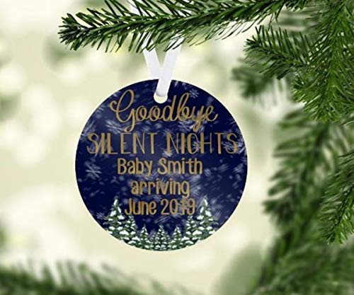 pregnancy announcement ornament for grandparents