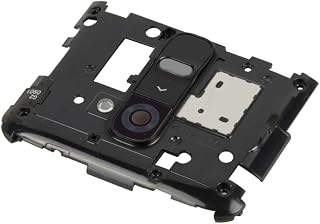 Zhangl Repuestos LG For LG G2 / D802 / D800 Carcasa Trasera Placa de la cámara Panel de la Lente Repuestos LG (Color : Black)