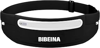 Cinto de corrida, bolsa de cintura impermeável para correr com três bolsos, bolsa de cintura para corrida, unissexo adequada para desportos ao ar livre, fitness, ciclismo e outros artigos pequenos