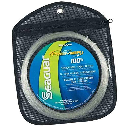 Seaguar Hilos de Pesca Premier Big Game 1.28 mm -15 m 170 lbs Spinning Surfcasting Pesca Barco