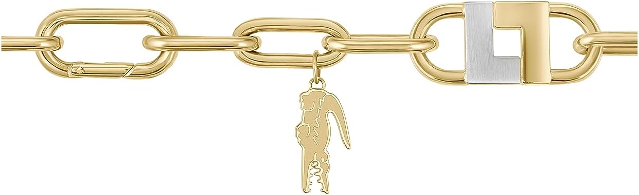 Lacoste Women's Ardor Jewelry Two-Tone Link Bracelet - One Size, Stainless Steel