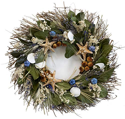 Nautical Luxuries Preserved Coastal Wreath - Big Sur Beach -