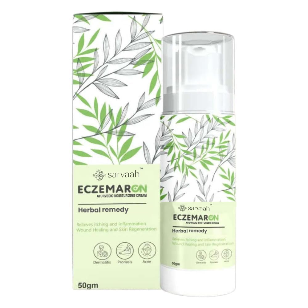 SARVAAH Eczemaron Eczema Anti Fungal Cream for Men & Women Ayurvedic ItchCoat Anti fungal Malam for Ringworm itching Eczema cream 50GM (PACK of 1)