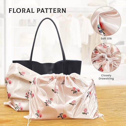 Fundas protectoras florales de 19.6 pulgadas para conservar bolsos sin polvo 4