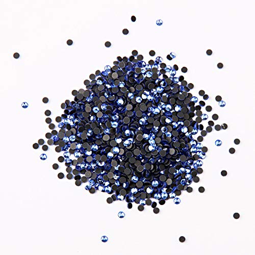 Image of Beadsland Crystal Hotfix Rhinestone,Machine Cut Stone 1440pcs /pkg (Lt.Sapphire,SS20 /5mm)