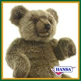 HANSA ハンサ ぬいぐるみ 4471 シルバーベア 28 JOINTED SILVER BEAR