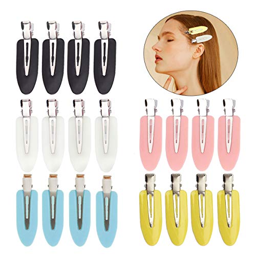 20 pieces No Bend Hair Clips, No Crease Dent Hair Clips, Curl Pin Clips, Makeup Hair Clips for Hairstyle Makeup Application