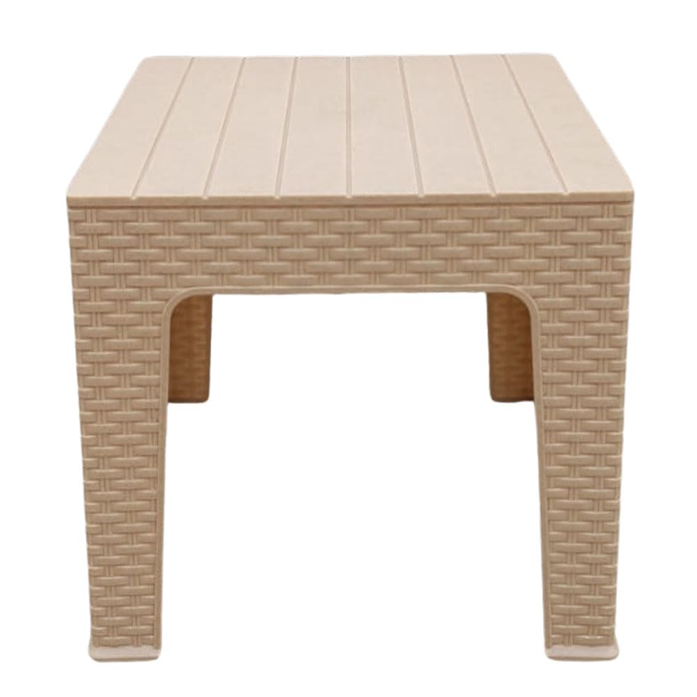 SkyGlamour Supreme Jazz Centre Table Light Weight Coffee Table for Home | Garden | Office | Indoor&Outdoor Use (Color: Marble Beige; Qnt. 01Pc.)-image-49