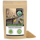 Alpi Nature Cardamomo Molido 100g, Vainas y Semillas de Cardamomo en Polvo para Cocinar y Hornear