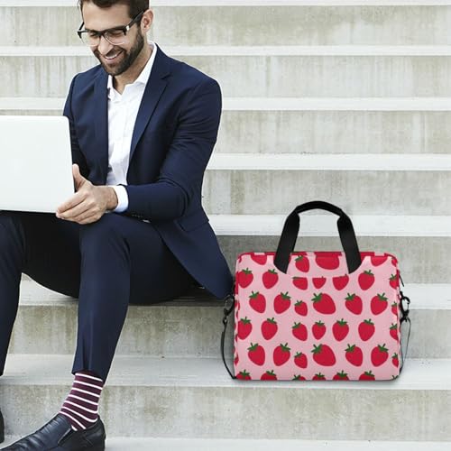 Maletín portátil para laptop 15.6 pulgadas con asa y correa miniatura 3