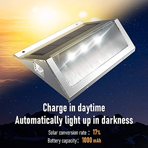 Upgrade 12 Pack Solar Deck Lights With Side Button Design Jackyled Outdoor Solar Led Lights Solar Deck Lights Waterproof Fence Light For Step Stair Garden Patio Fence Pathway Backyard White Light #TOP5