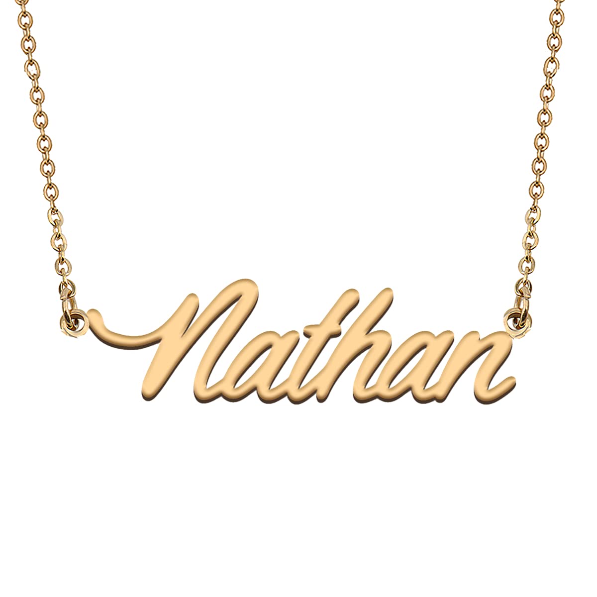 HUAN XUN Personalized Jewelry Custom Initial Pendant Custom Name Necklaces for Women Girls