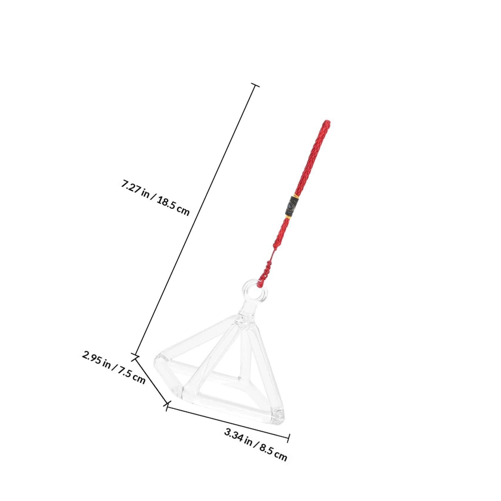 Balacoo Set 1 Pezzo Piramide di Quarzo Bianco per Meditazione e Terapia del Suono Decorazione Musicale per Rilassamento e Benessere Stili multipli