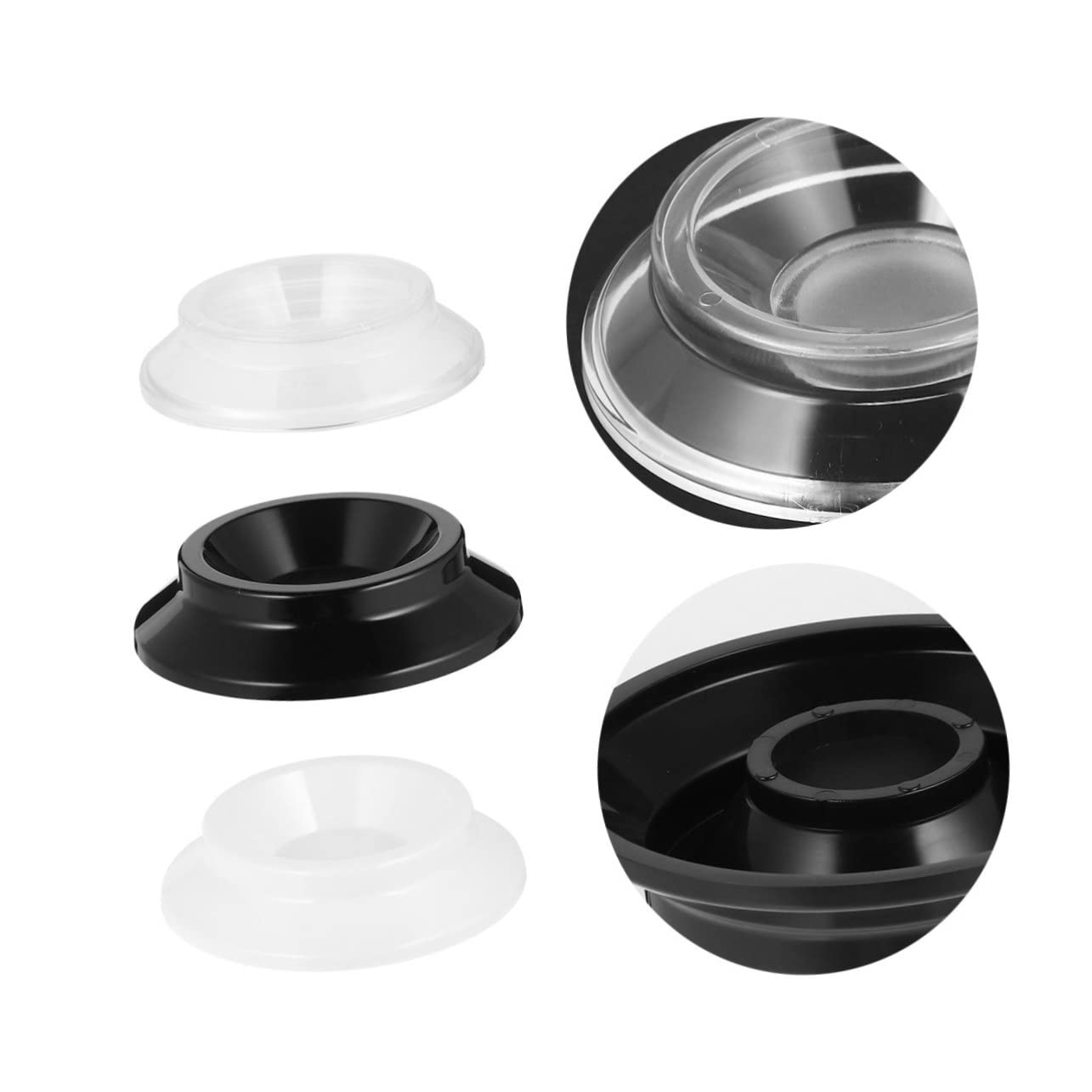 ifundom 12pcs Non-Slip Mat Piano Cups Hardwood Floors Upright Piano Casters Nonslip Rug Piano Feet Cups Piano Casters for Carpet Grand Piano Caster Pads Furniture Leg Pads Foot Pad Abs