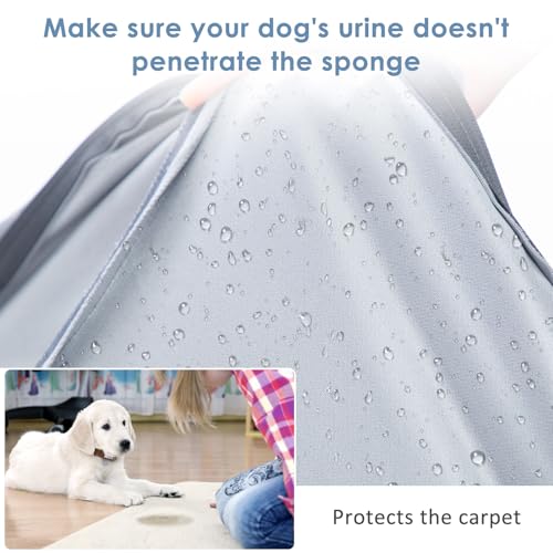 LN COZY CORNER Large Dog Bed, Dog Couch with Removable Washable Cover,Memory Foam Orthopedic Sofa Bed with U-Shaped Bolster, Non-Slip Bottom for Small, Medium, and Large Dogs (106x76x17CM) - Image 5
