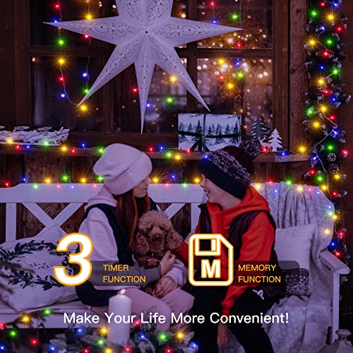 Ollny Outdoor String Lights - 400Led 132Ft Super Long Fairy Lights With 8 Modes Timer Remote, 29V Plug-In String Lights For Wedding Garden Yard Porch Party Tree Indoor Christmas Decor, Multicolor #TOP7