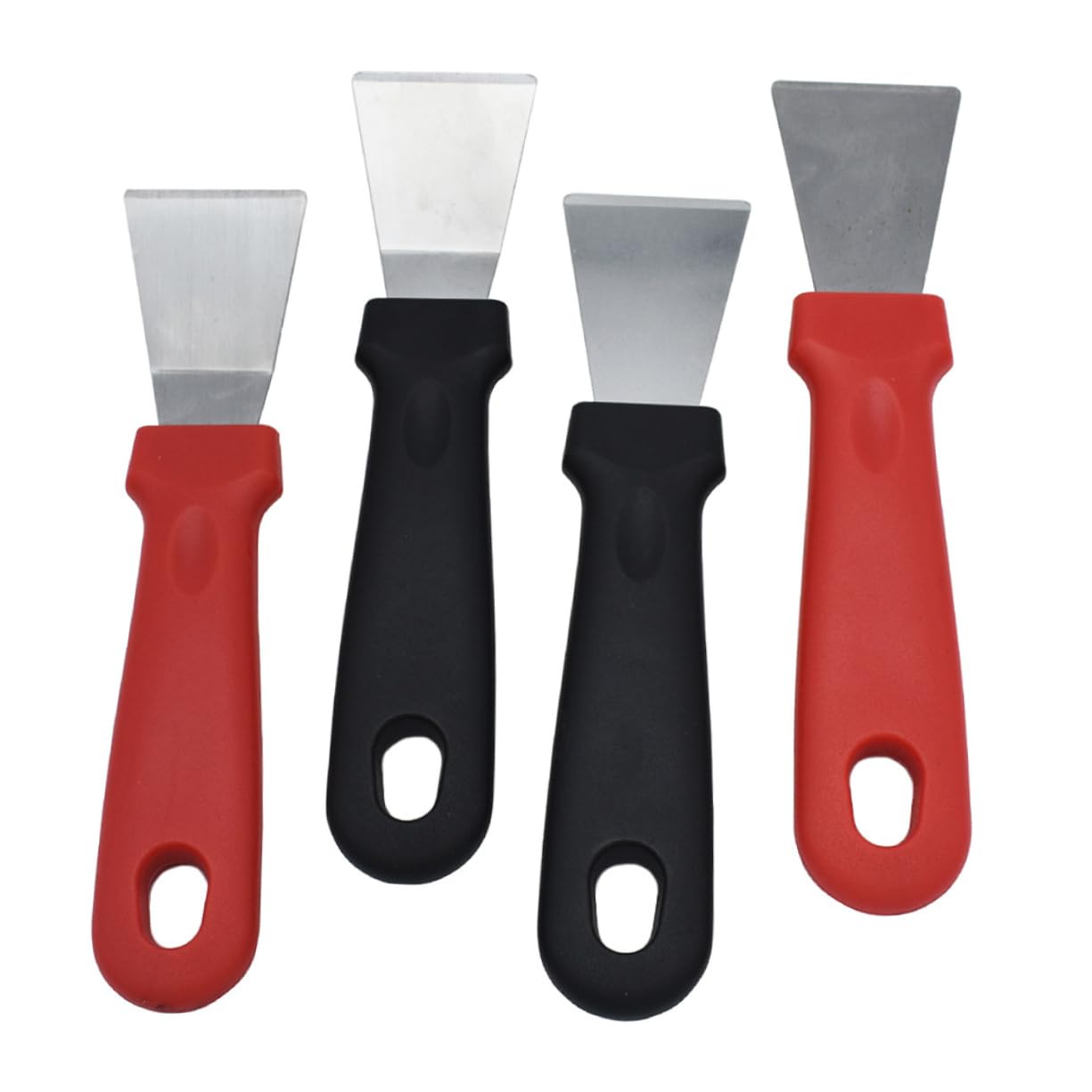 Cabilock 4pcs Stainless Steel Lampblack Shovel Scraper Tool Paint Scraper Car Scraper Cleaning Accessories Glass Honey Spoon Clothes Shaver Home Accessory Metal Tape Plastic